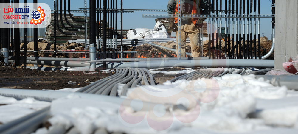 عمل آوری بتن در شرایط یخبندان