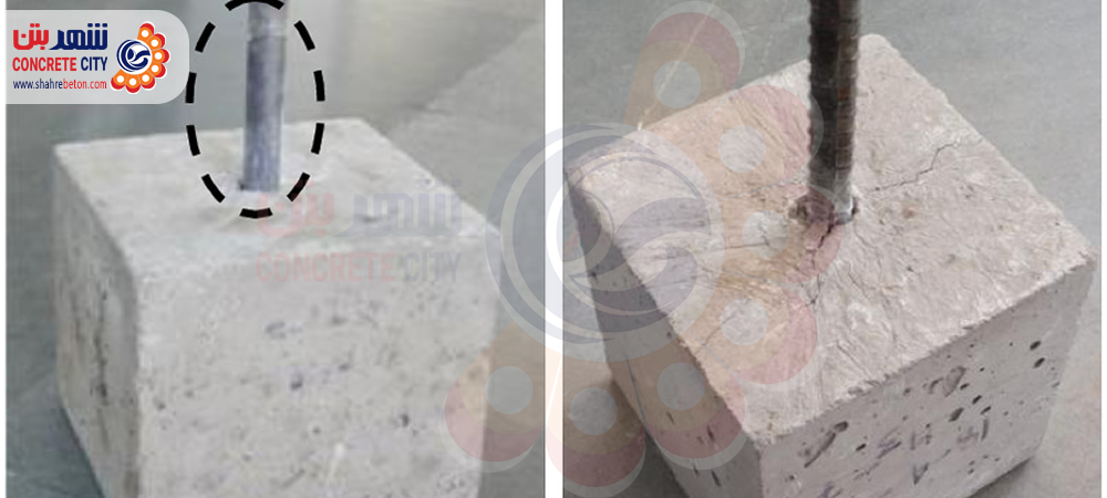 آزمایش پیوستگی میلگرد با بتن