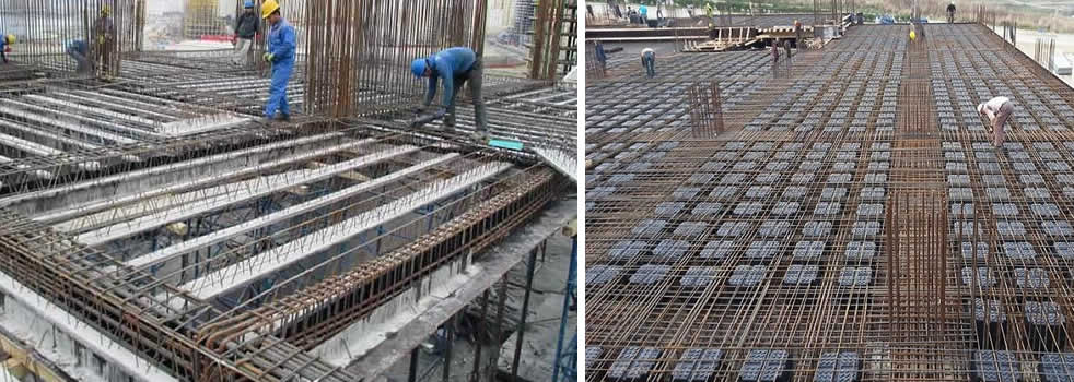 تراز کردن دال بتنی یک طرفه